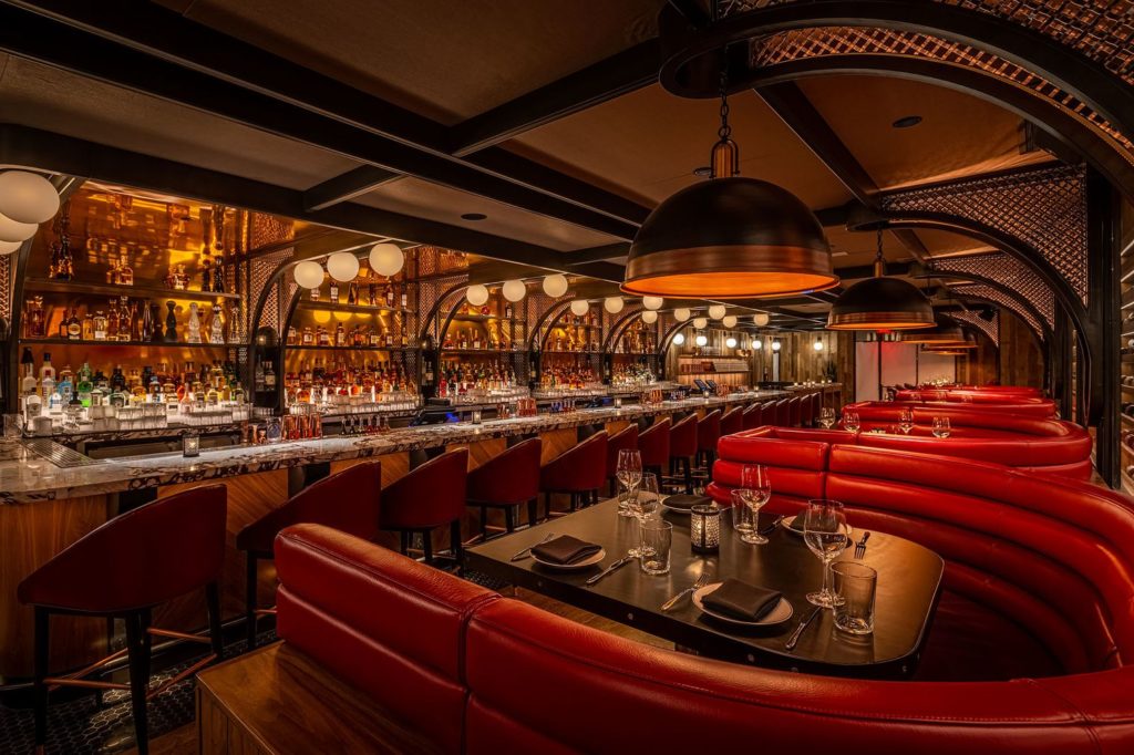 The outdoor/indoor look of Catch Steak LA