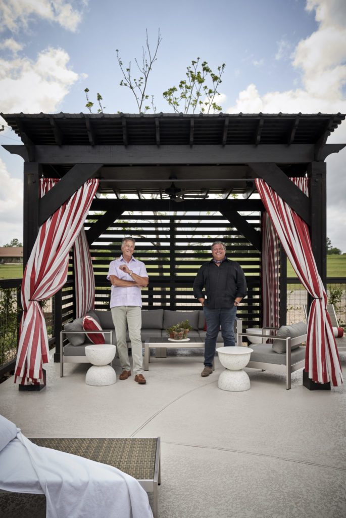 Greg Fourticq and John Cone, owners of Red Antler Bungalows.