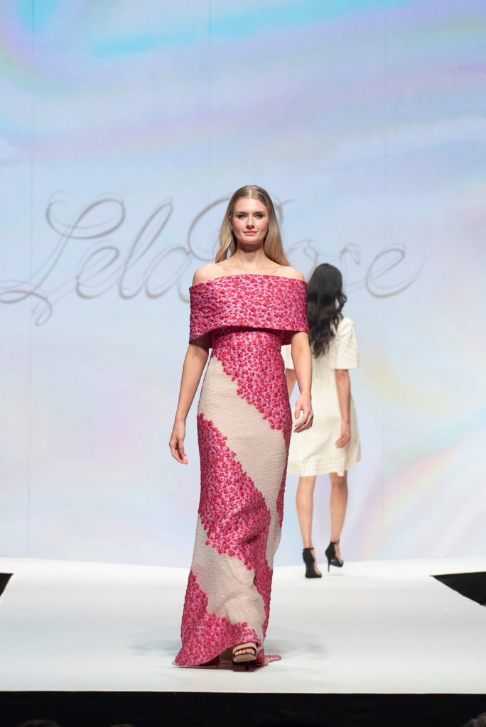 The perfect dress from Lela Rose (Photo by Tamytha Cameron)