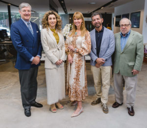 Bill Curtis, Adriana Gonzalez, Chesie Breen, Philip Gorrivan, Ed Hollander (Photo by Johnny Than)