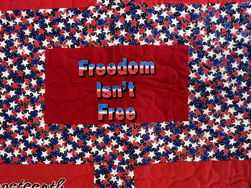 Hastle Dean Murray’s "Juneteenth" (detail), 2019, at Houston Center for Contemporary Craft (Courtesy HCCC)