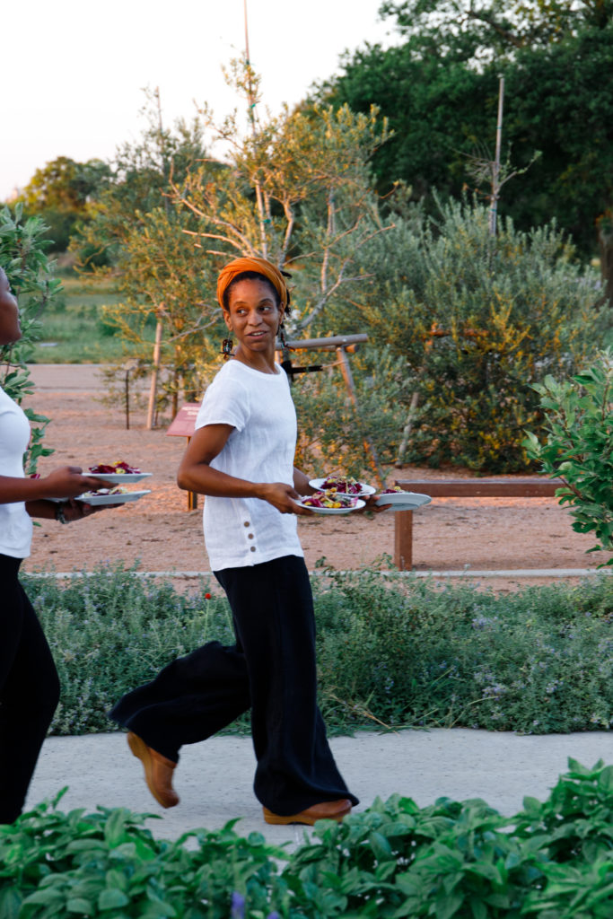 Adryn Mari at the Summer Soulstice Dinner. (Photo by Liz Silva)