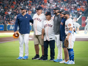 On Father’s Day, three Astros players brought their dads to the ballgame to see their Houston teammate beat the Chicago While Sox, at Minute Maid Park