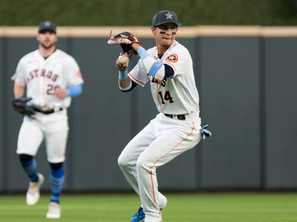  Mauricio Dubon gives the Astros a versatile infielder. (Photo by F. Carter Smith)