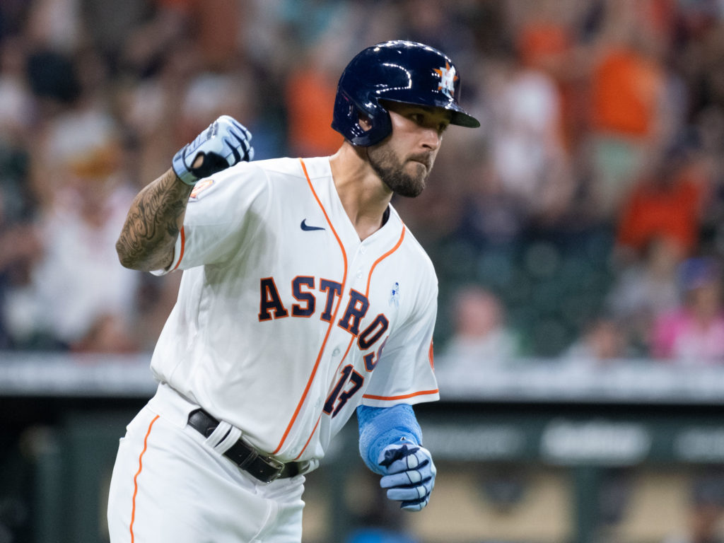 J.J. Matijevic enjoyed this first MLB hit and home run in one. (Photo by F. Carter Smith)