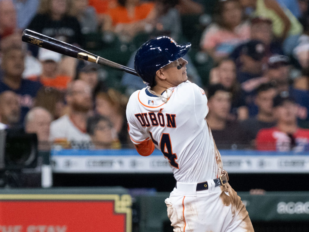 Mauricio Dubon could play an important role for these Astros.  (Photo by F. Carter Smith)