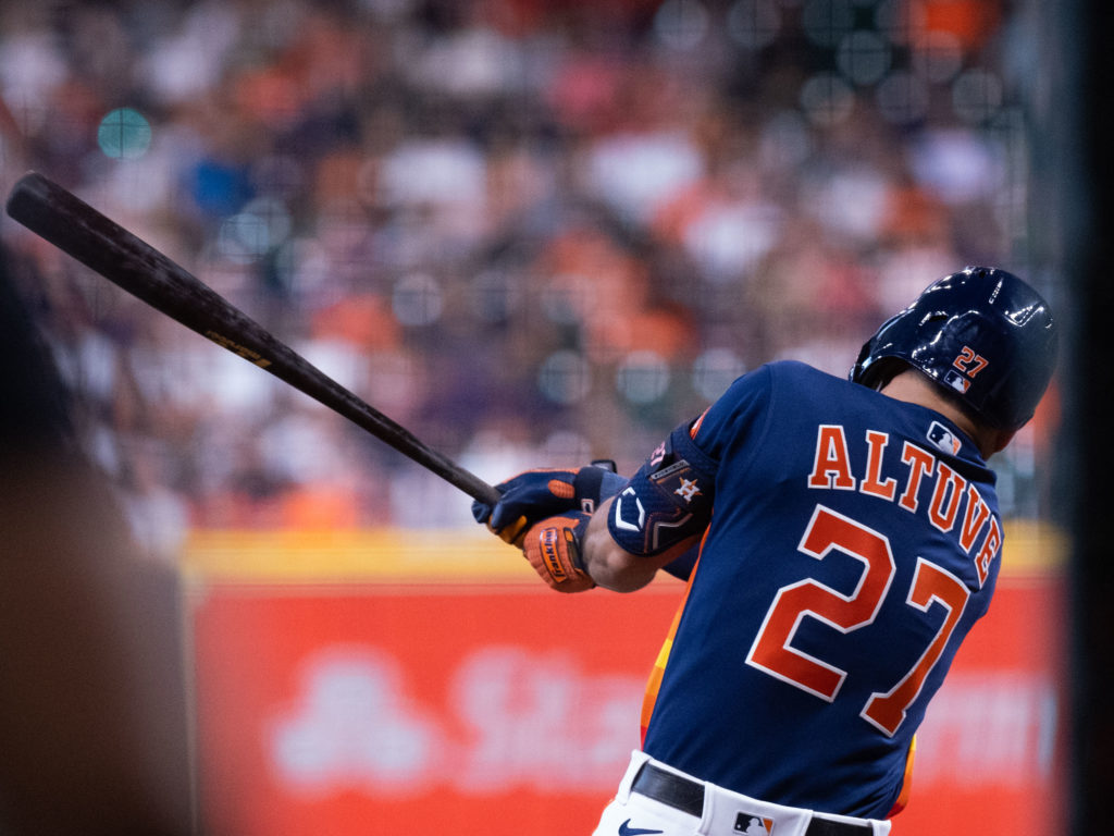 Houston Astros Justin Verkander won his 8th games of the season, helped by home runs by Jeremy Pena and Jose Altuve, at Minute Maid Park,  Sunday June 12, 2022