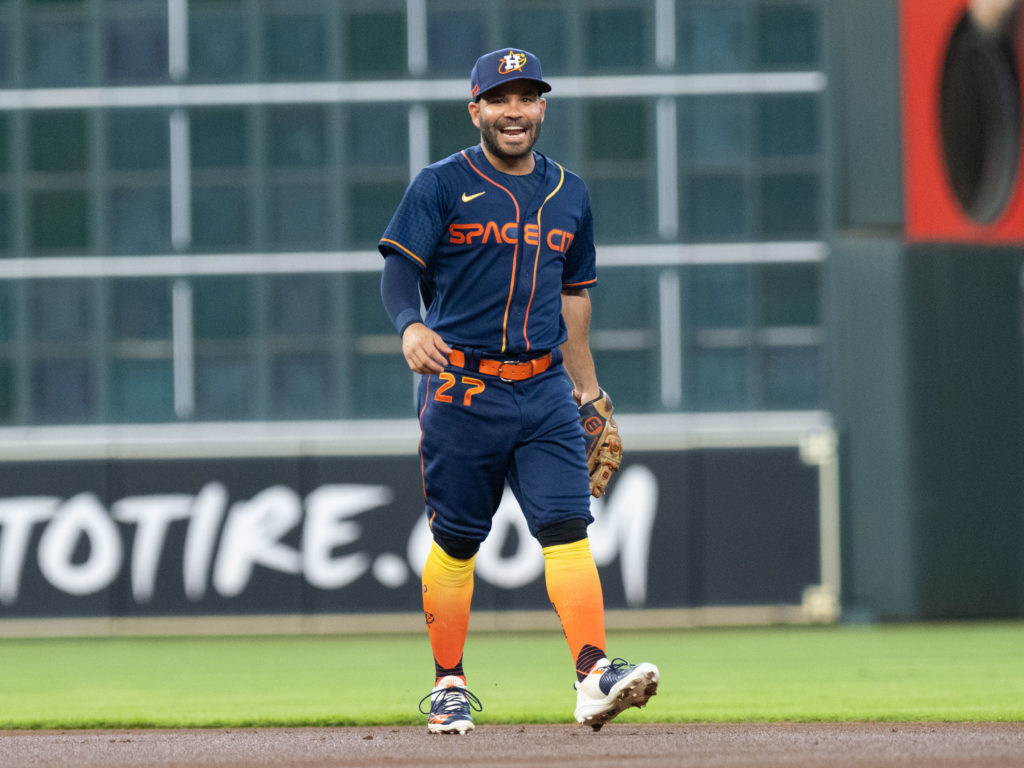 Jose Altuve Houston Astros HEB Jersey Size XL