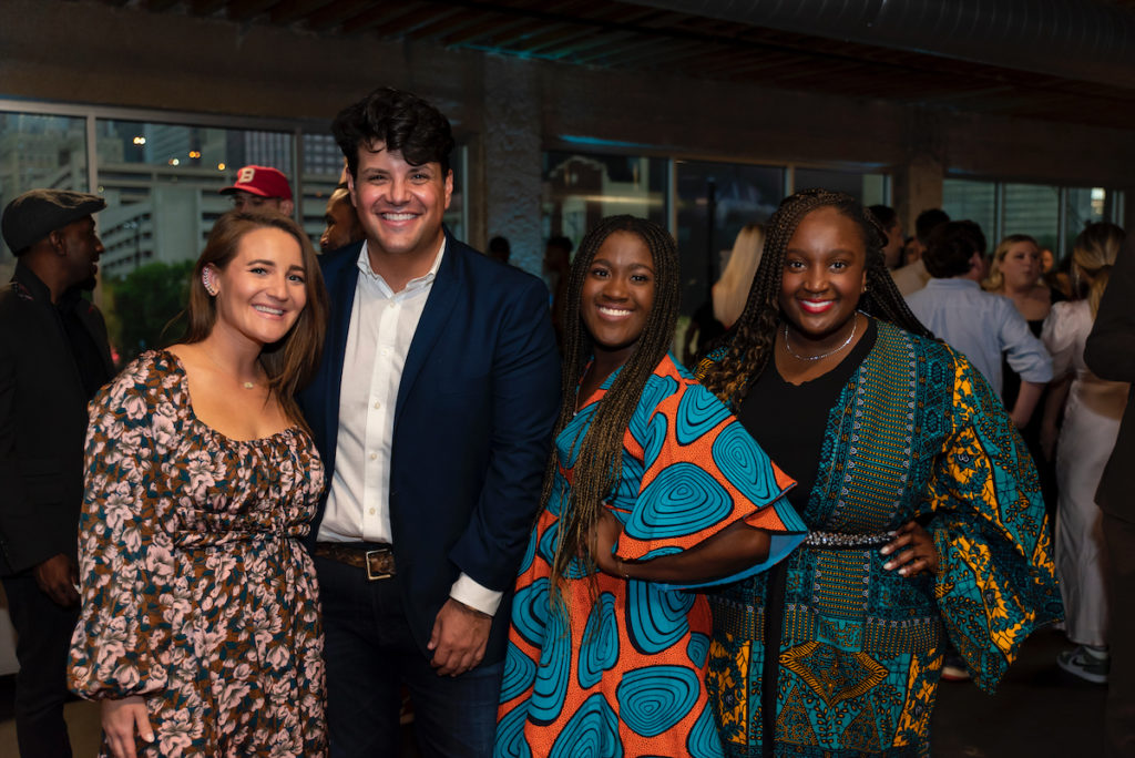 Audrey Harris, Jason Valdivia, Brenda Appiah, Vanessa Appiah (Photo by Celeste Cass with Tamytha Cameron Photography)