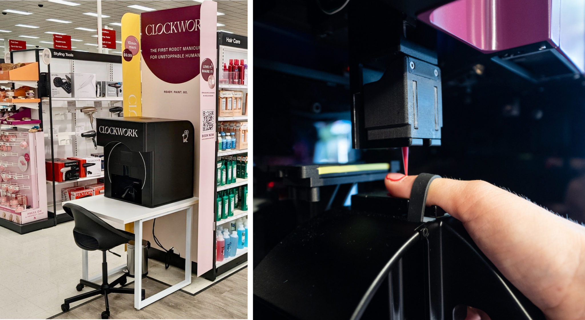 Nail Painting Clockwork Robots at Target, a Rent the Runway Sample Sale