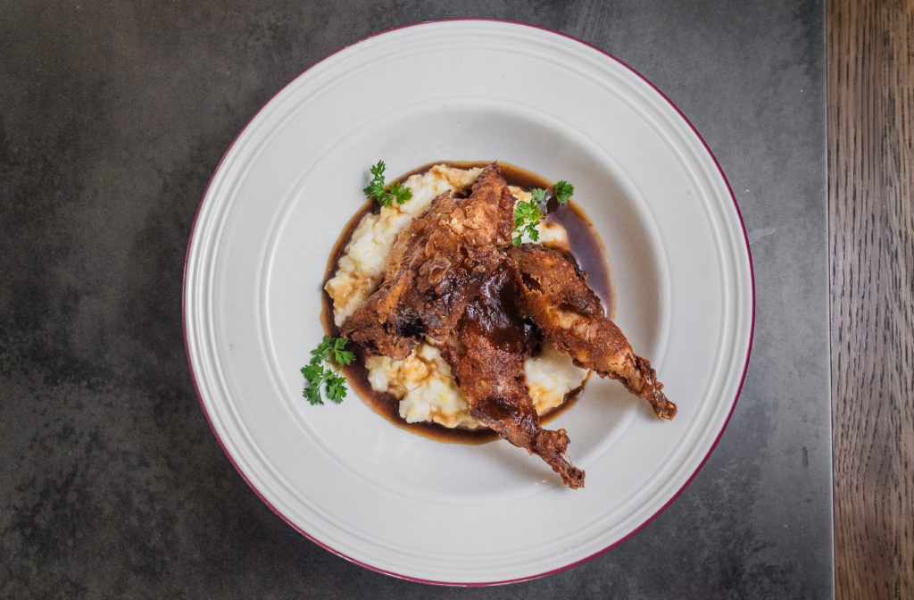 Diner Bar at Thompson Austin serves upscale Southern food like chicken fried quail. (Photo by Jasmin Porter)
