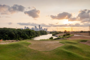 East River 9 View From Hole 1 (Sunset); Image Courtesy of Midway