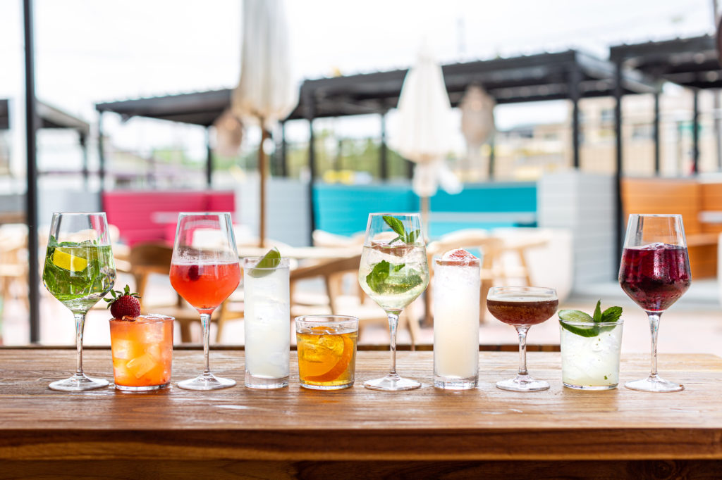 Some of the tequila and mezcal-tinged cocktails you can order at the new El Venado restaurant on Washington Avenue. (Photo by Jenn Duncan)