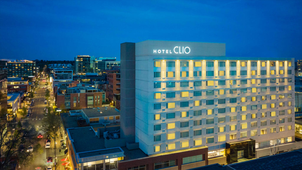 Hotel Clio’s in the affluent Cherry Creek neighborhood of Denver. (Photo by Hotel Clio, A Luxury Collection Resort, Denver).