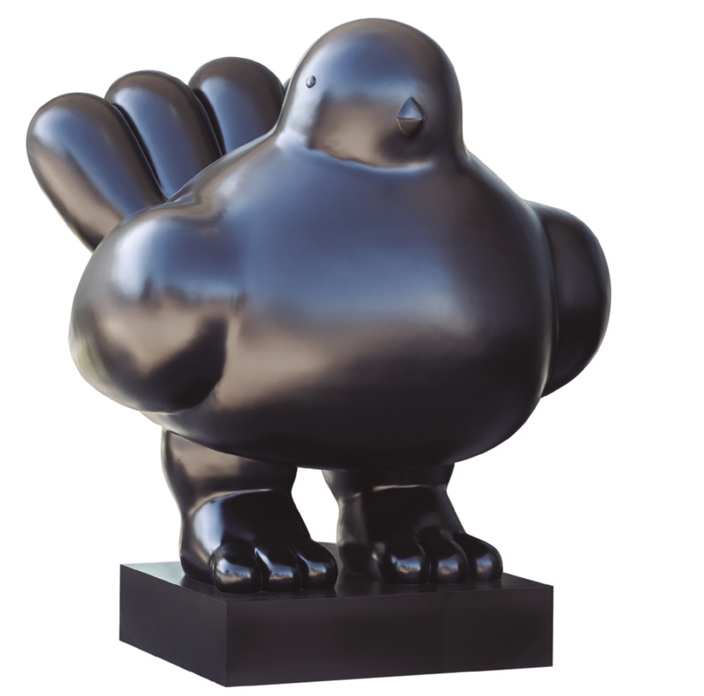 Fernando Botero's "Bird," 2011, at Art of the World Gallery (Courtesy the artist and Art of the World Gallery)