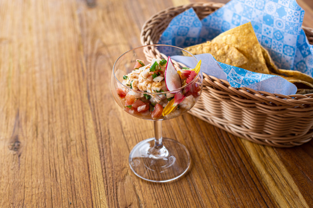 Owner Alexander Noons aims to create simple, straightforward fare at his new El Venado Cantina, including this fresh ceviche. (Photo by Jenn Duncan)