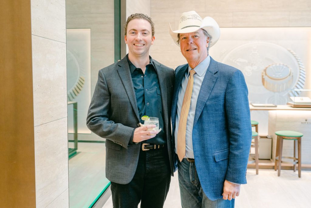 Jackson Randolph, Denis Boulle  at the PetSet party at de Boulle Diamonds & Jewelry  (Photo by Si Vo Photography)