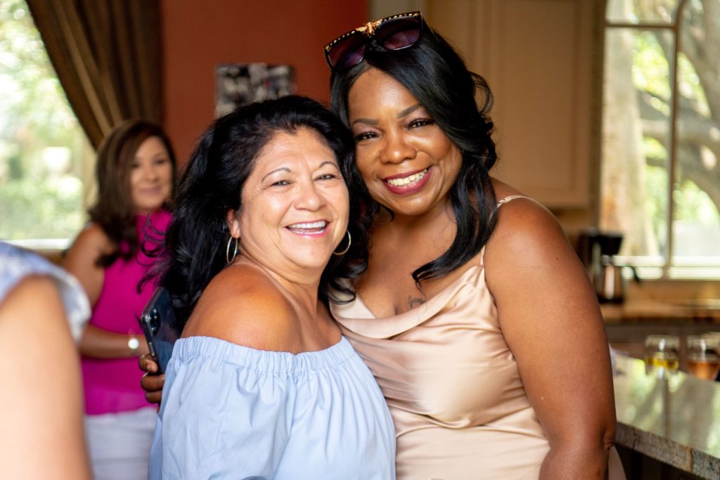 Janie Lopez, Renita Cooksey at the Legacy Community Health Services event (Photo by Michelle Watson CatchLightGroup.com)