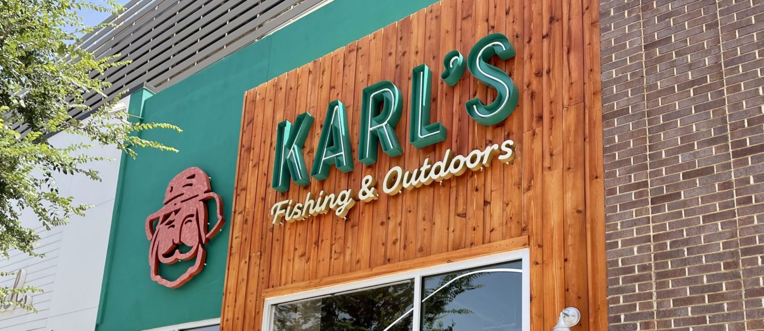 The first ever Karl’s Fishing and Outdoors store is opening in Fort Worth’s WestBend development. (Photo by Courtney Dabney)