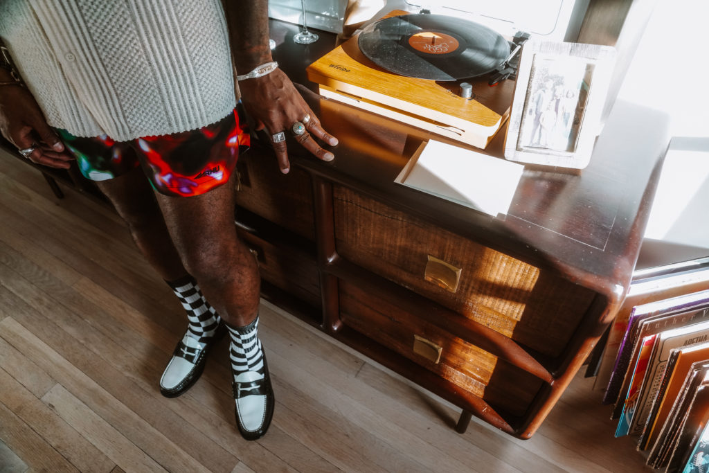 Kevin Barnett's sartorial style (Photo by William Issac)