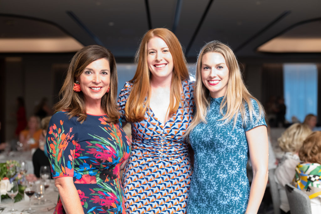 Laura Baker, Laurie-Leigh White , Ashley Sloan at the Dress for Success Houston event at the Four Seasons Hotel. (Photo by Daniel Ortiz)