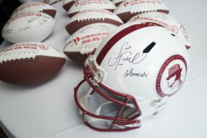 Luke Fickell Autographed Helmet (Photo by Daniel Ortiz)