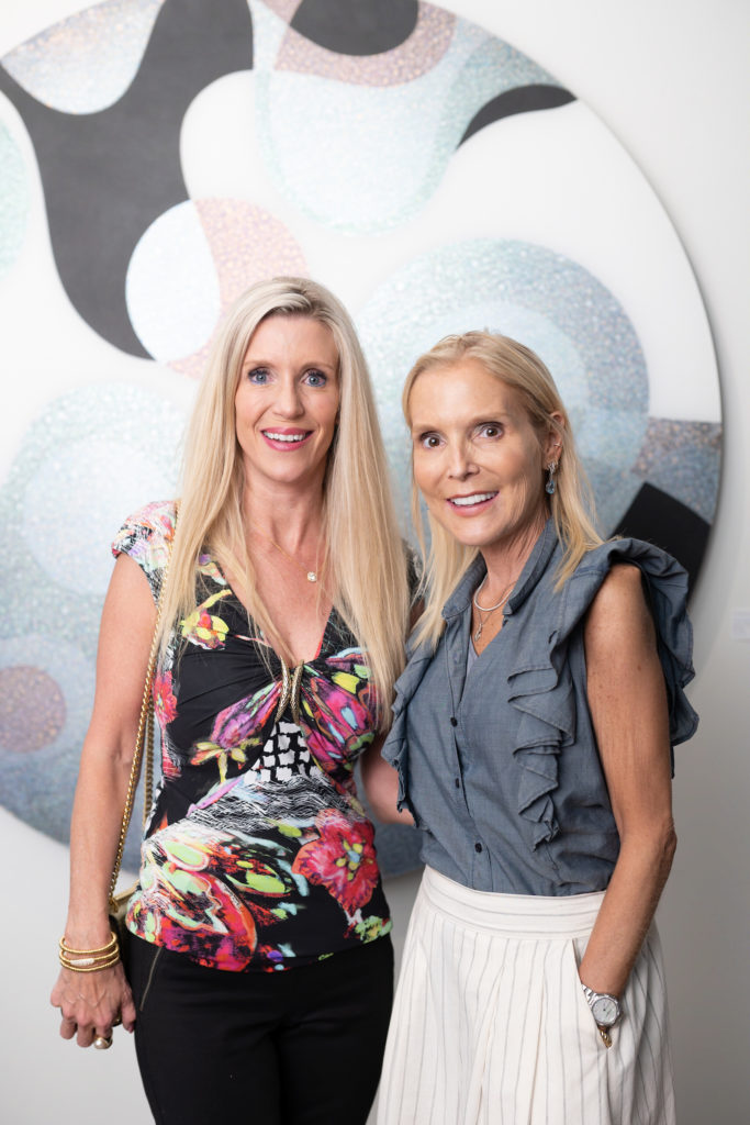 Michelle Smith, Kristen Cannon at the Valobra, Christopher Martin Gallery and Lucho summer soirée. (Photo by Daniel Ortiz)