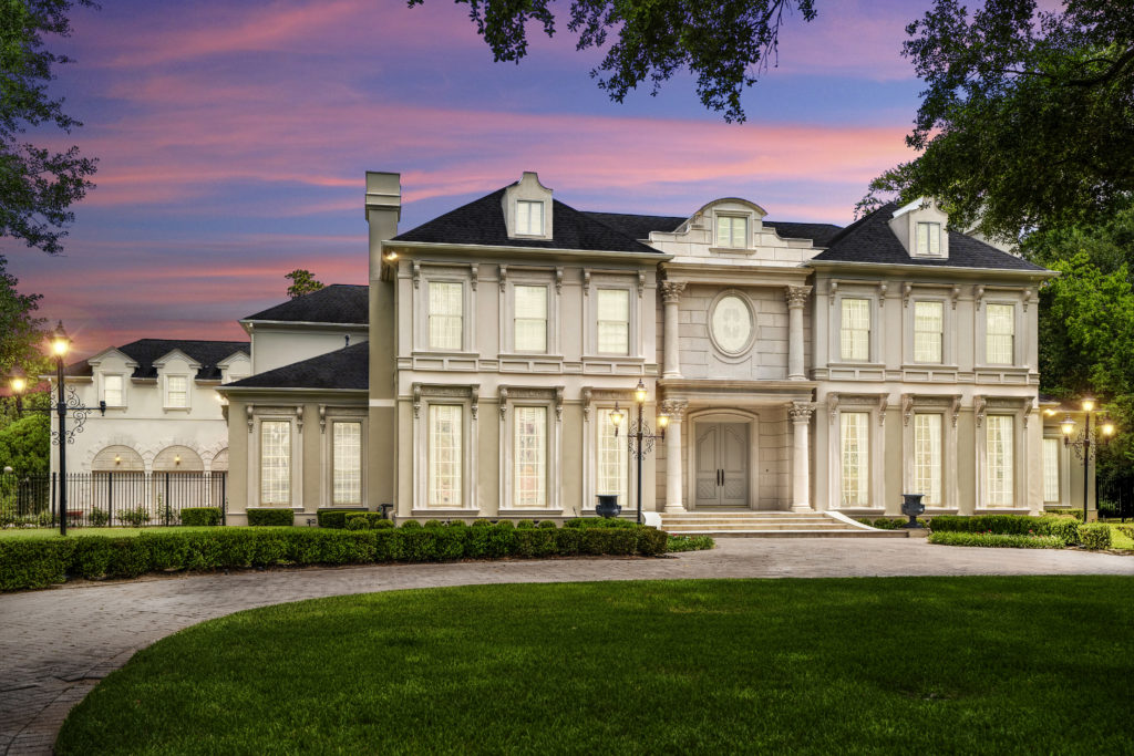 The French Provincial mansion at 3920 Inverness in River Oaks is listed at $17,995,000 with Nancy Almodovar, CEO of Nan & Company Properties Christie's International Real Estate (Photo by Turnkey Visuals LLC)