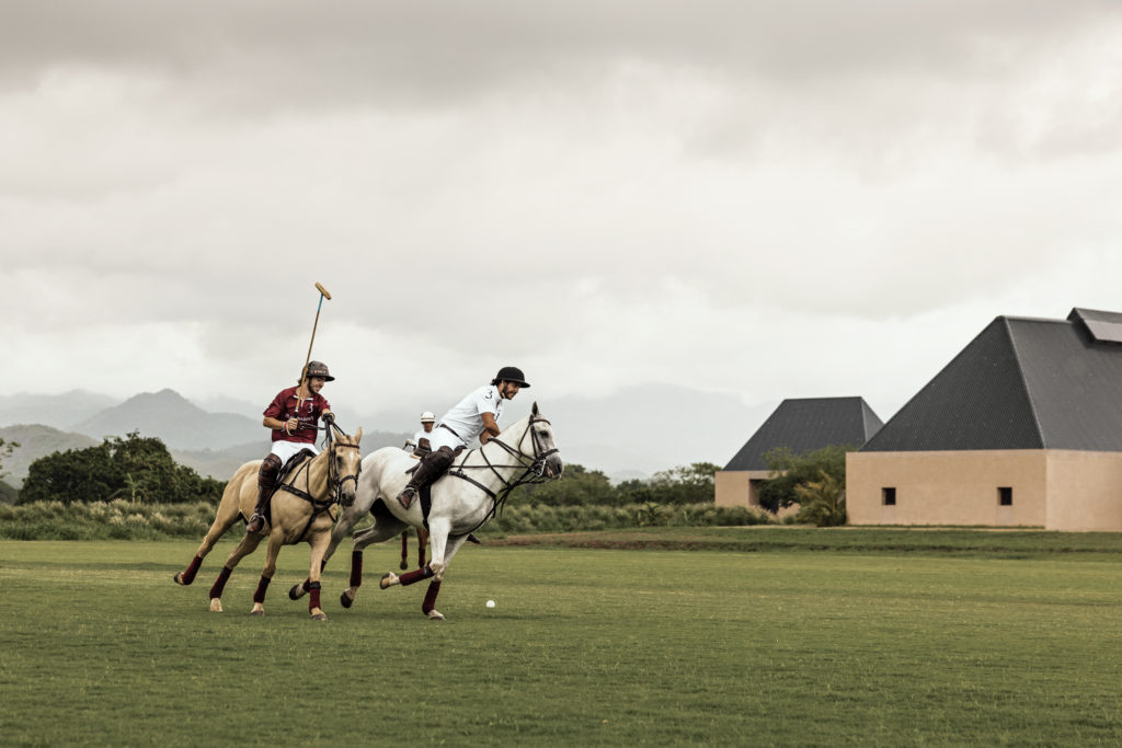The impressive Mandarina Polo and Equestrian Club houses more than 40 trained polo horses and a full-sized polo field that plays host to professional polo matches each weekend during the season. 