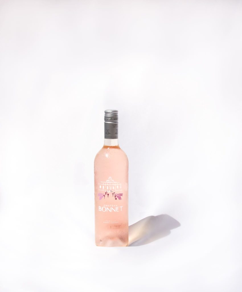 Chateau Bonnet is well balanced with cherry, floral and herbal notes.