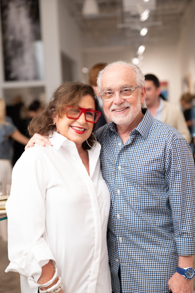 Roz & Alan Pactor at the Valobra, Christopher Martin Gallery and Lucho summer soirée. (Photo by Daniel Ortiz)