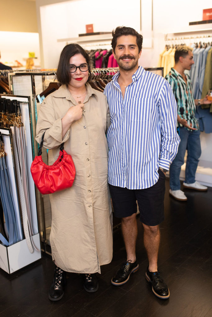 Sal Montego, Laura Velvez at Cocktails for a Cause at Michael Kors in The Galleria (Photo by Leah Wilson Photography)