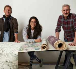 Parete founders: Michael Freeman, Daniela Guarin, Matthew Wagman