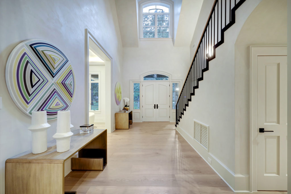 Entry to the home at 402 Timberwilde Lane which is listed with Compass (Photo by TK Images)