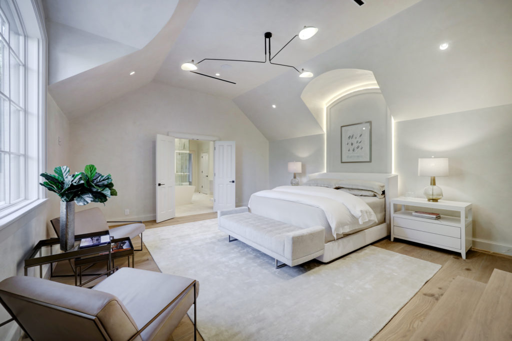 The second floor master suite at 402 Timberwilde Lane (Photo by TK Images)