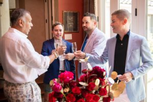 Legacy Mint Juleps Tony Bravo, Matthew Janak, Kevin Pope, Jay Jeanes (Photo by Michelle Watson CatchLightGroup.com)