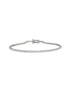 Ylang23 SHAY SINGLE LINE DIAMOND THREAD WHITE GOLD BRACELET