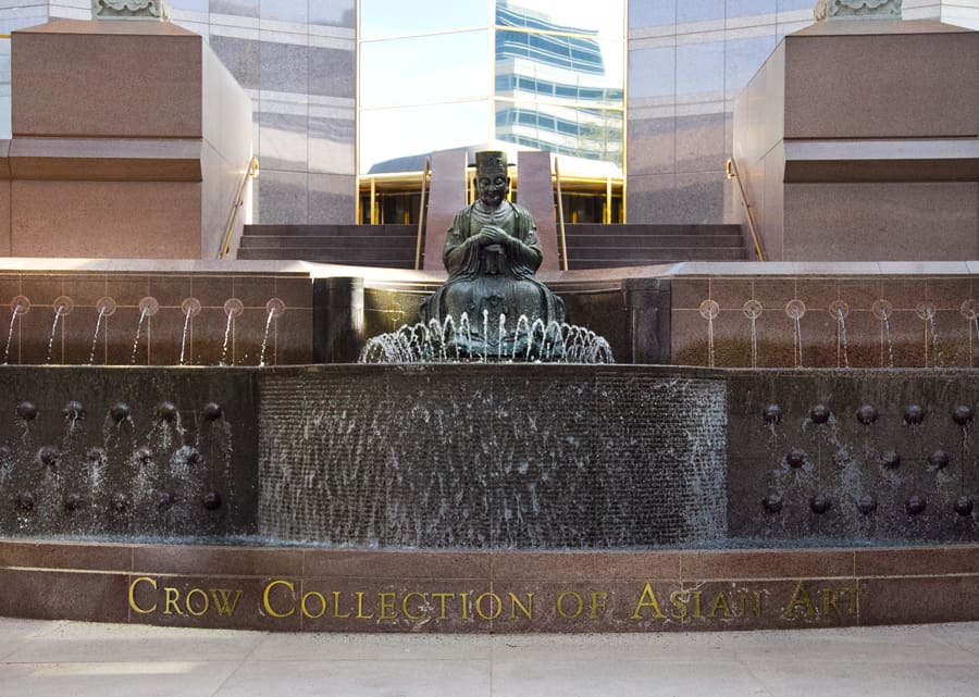 The Crow family opened the Trammel and Margaret Crow Collection of Asian Art in the Dallas Arts District in 1998. (Courtesy)
