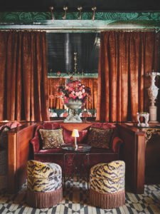 Ken Fulk takes an icon and brings it to a legendary setting. In New York, Carbone restaurant is red sauce and checkered tablecloths; in Las Vegas, it’s La Scala. In Miami, Fulk wanted a certain unbridled sex appeal, a true la dolce vita — Maria Callas waking up in the arms of Frank Sinatra in a suite at the Gritti Palace. Opulent, glittering, and over-the-top. (Photo by Douglas Friedman)