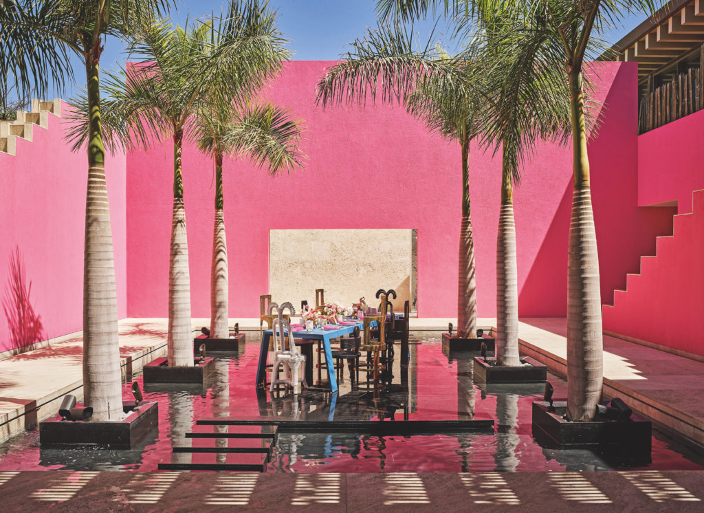 Casa Grande is a 30,000-square-foot Technicolor dream conceived in partnership with Legoretta, the legendary Mexican architecture firm. (Photo by Douglas Friedman)