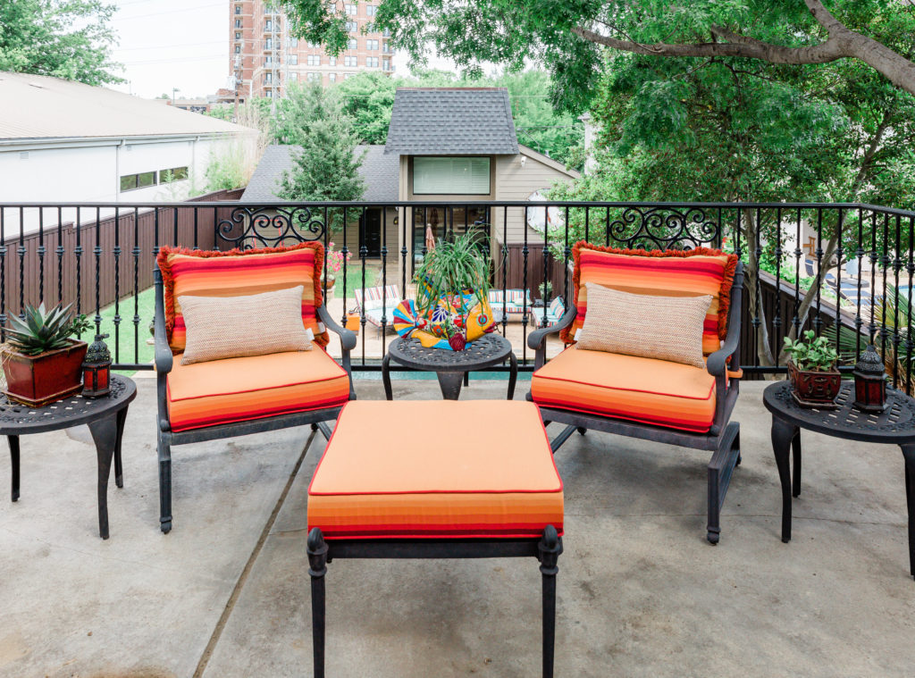 Dallasite Jill Ritchey's favorite color, red, led design choices.