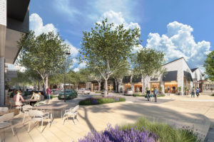 5 – Southeast Corner of Memorial Town Square; Rendering Courtesy of MetroNational