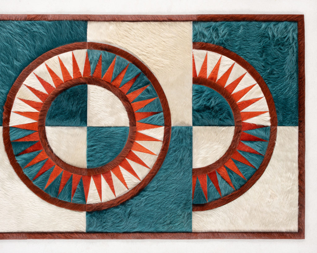 "Compass" from Kyle Bunting’s Stateside collection, designed in collaboration with his mother, Peggy Bunting