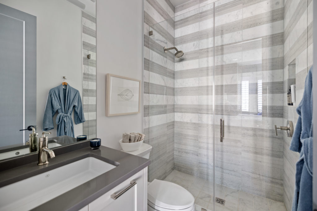 All bedrooms at 2028 Park Street include private baths. (Photo by Josh Gremillion)