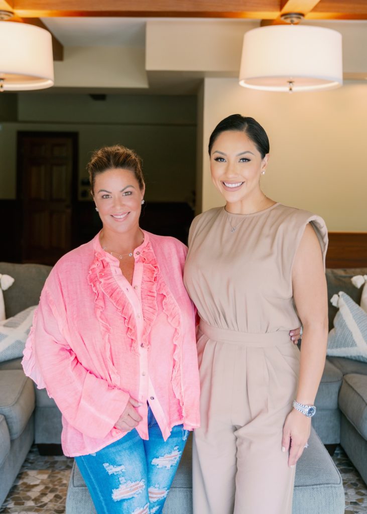 Health and beauty entrepreneur Ashley Black with Nancy Almodovar, CEO of Nan and Company Properties Christie's International Real Estate