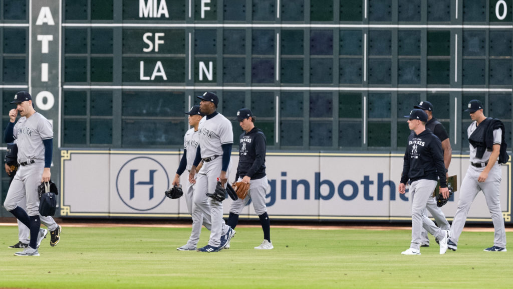 The New York Yankees are just one of the teams that the Astros have left unexpectedly dejected this season. (Photo by F. Carter Smith)