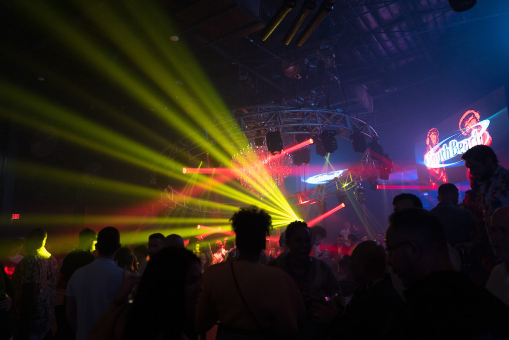 The rocking scene at the reopening of Montrose hot spot South Beach. (Photo by Daniel Ortiz)