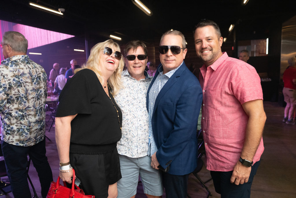 Cristi Ambroson, Parker Witt, Jay Andrew, Brock Bassett at Legacy Community Health's Mint Julep fundraiser at White Oak Music Hall (Photo by Daniel Ortiz)