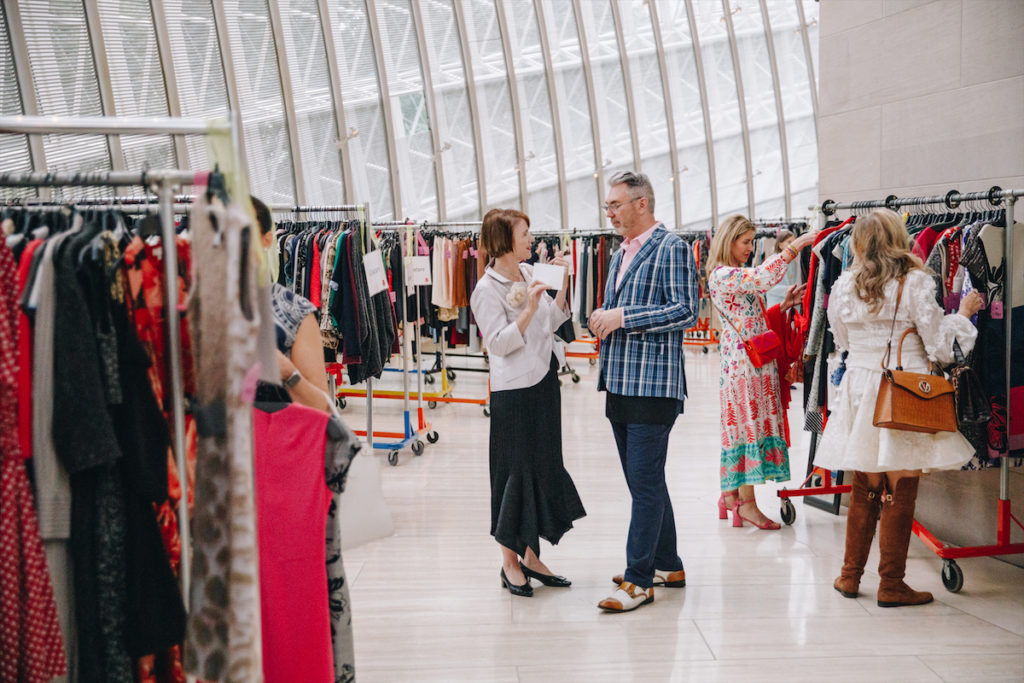 Attendees shopped couture fashion at The Chic Boutique. (Photo by Carter Link, Parker Vandergriff)