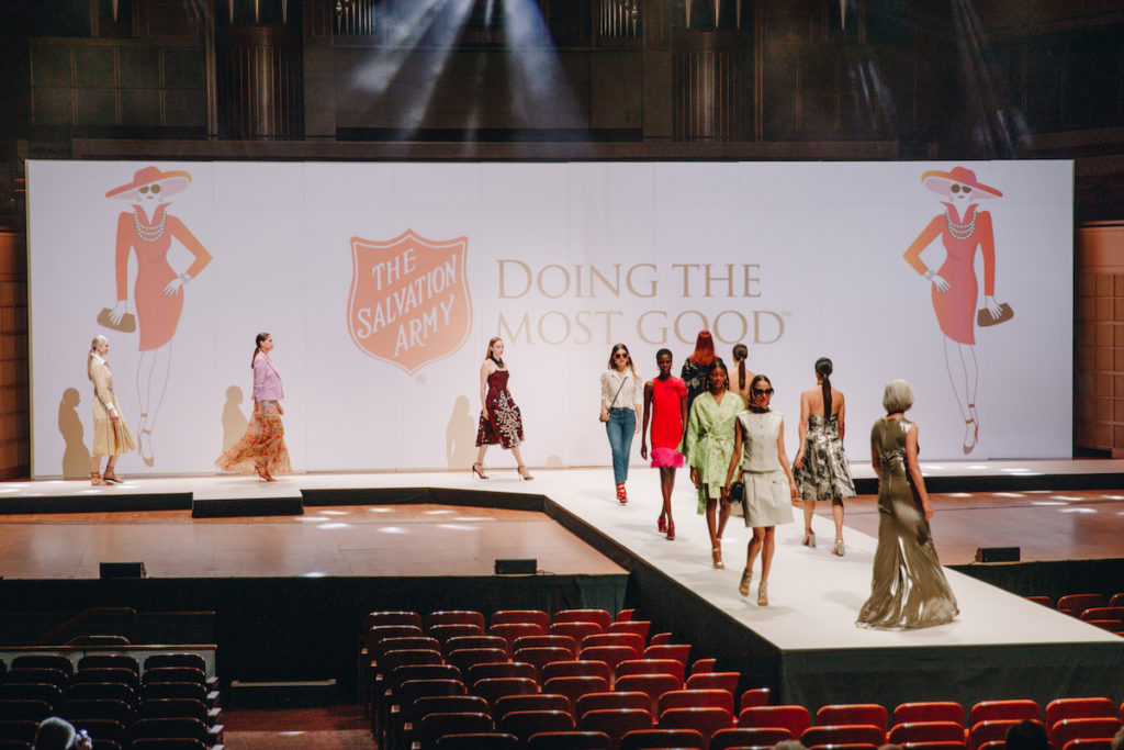 A New York-style fashion show produced by the incomparable Jan Strimple featuring designer labels generously donated from Dallas’ most coveted closets and boutiques. (Photo by Carter Link, Parker Vandergriff)